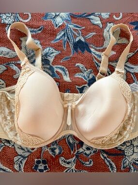 Elomi Amelia Underwire Bandless Spacer Bra # EL8740NUE Nude US Size 38H